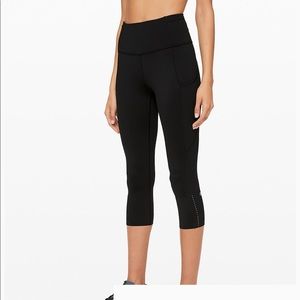 Lululemon Fast & Free II Crop Leggings, Size 8